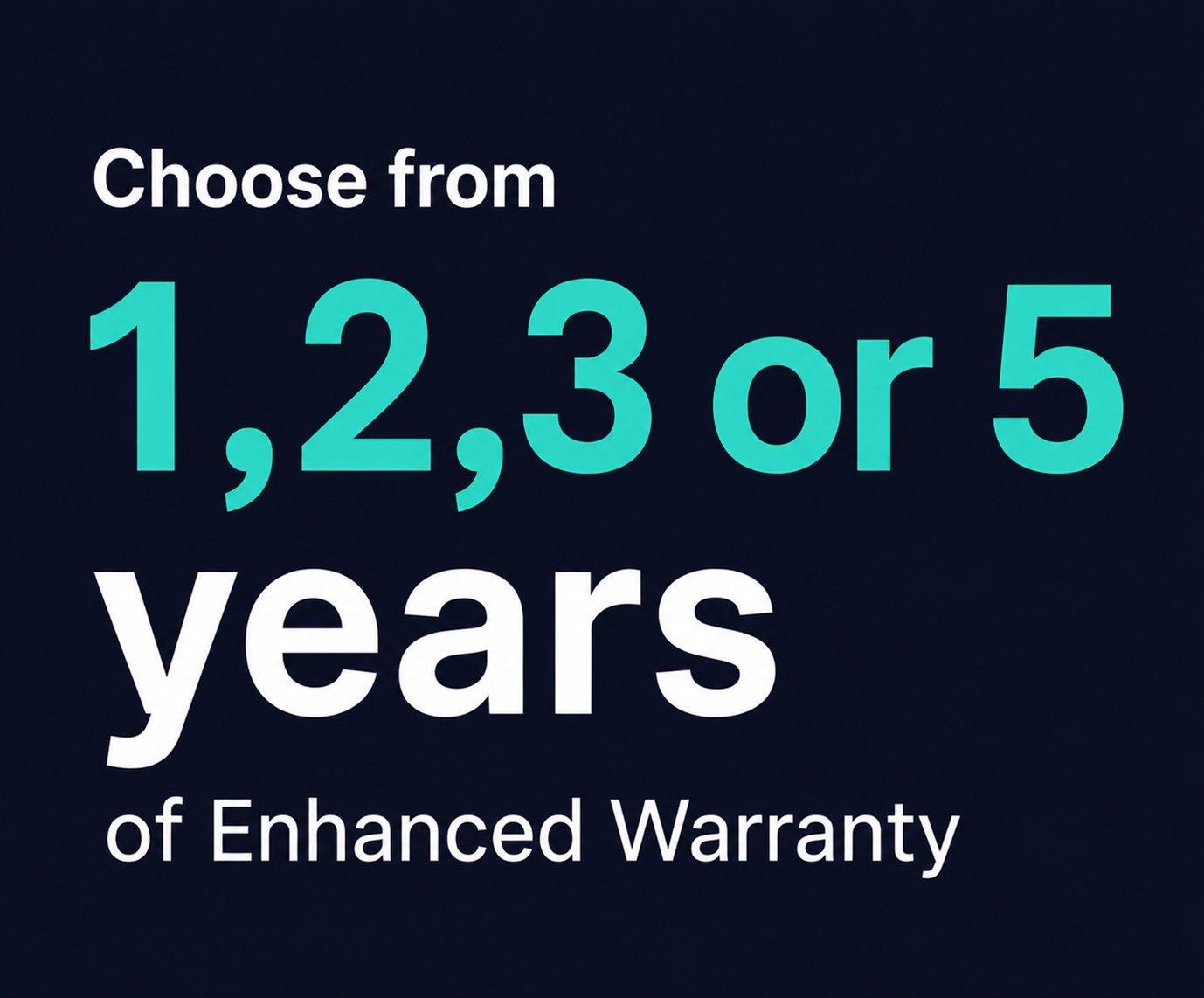 Protect+ warranty year options
